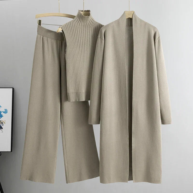 Cozy 3-Piece Loungewear Set for Women - Luxicro