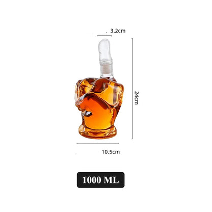 Humorous Crystal Wine Pourer