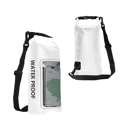 Waterproof 2L Dry Sack with Phone Window for Swimming