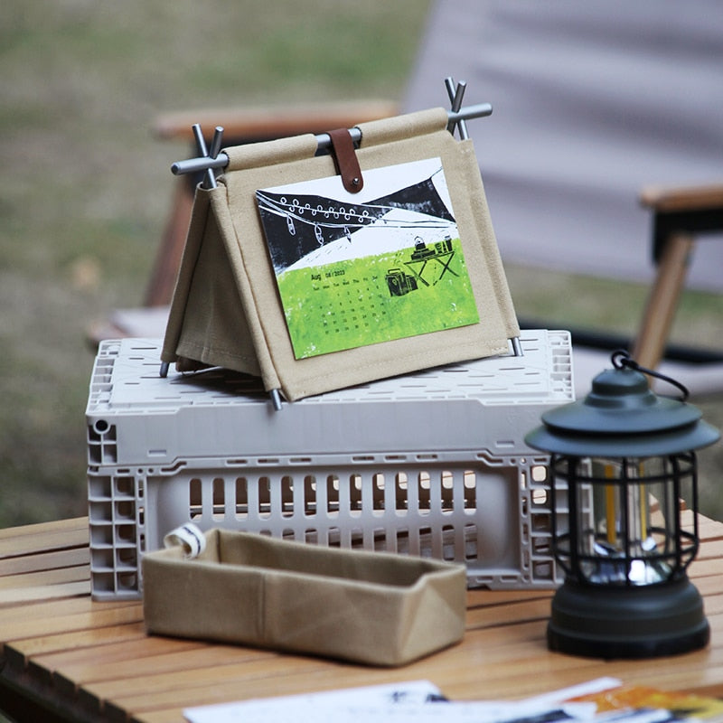 Compact Travel Desk Planner Calendar