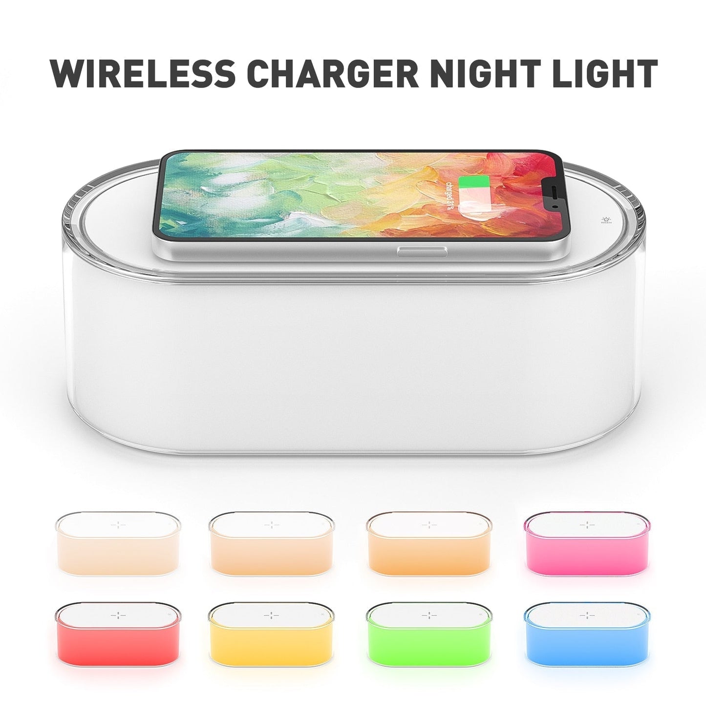 Glowing Wireless Charging Lamp