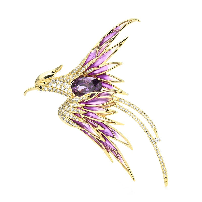 Colorful Bird Enamel Pin