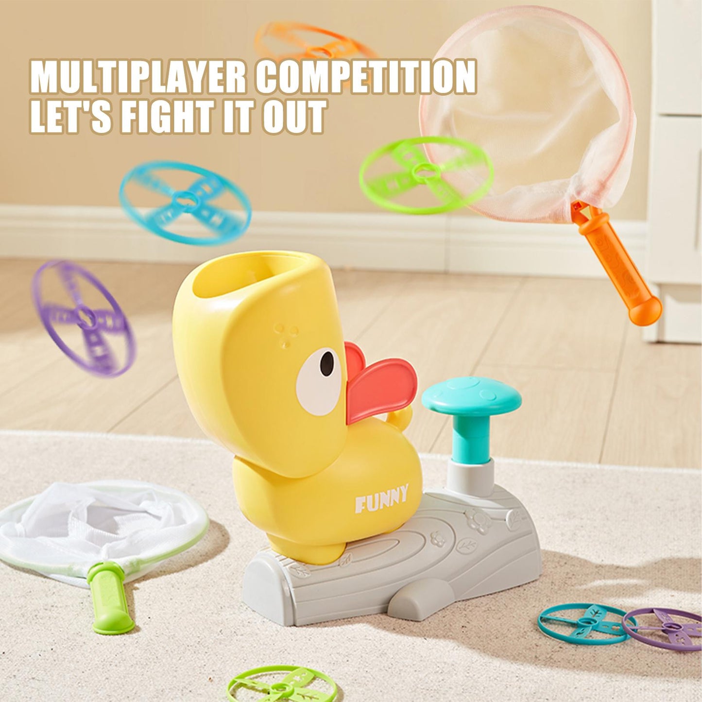 Exciting Outdoor Flying Disk Thrower Toy