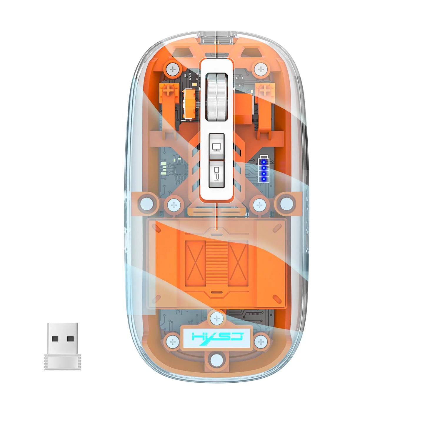 Compact Cordless USB Computer Mouse