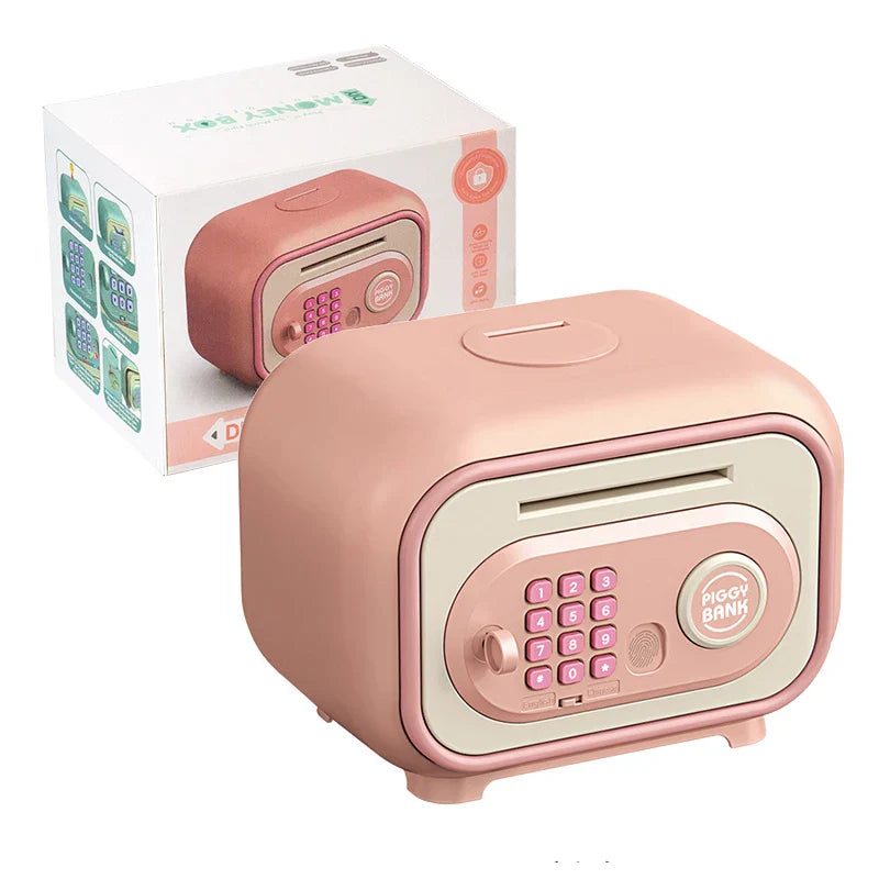 Fun Kids Money Box Password Safe Piggy Bank