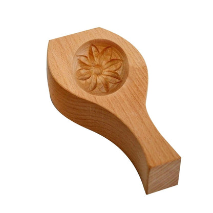 Natural Wood Mooncake Maker Tool
