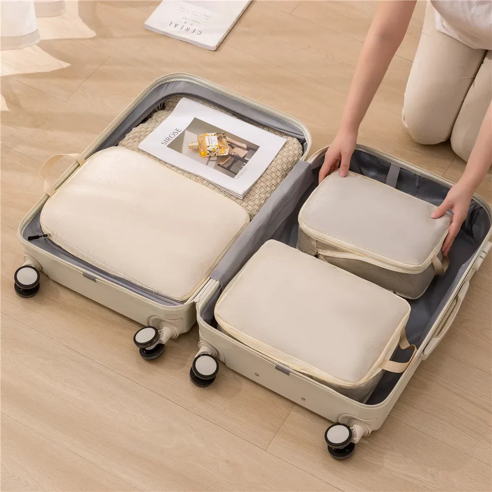 Compact Travel Bag Organizer 3pc Set Waterproof