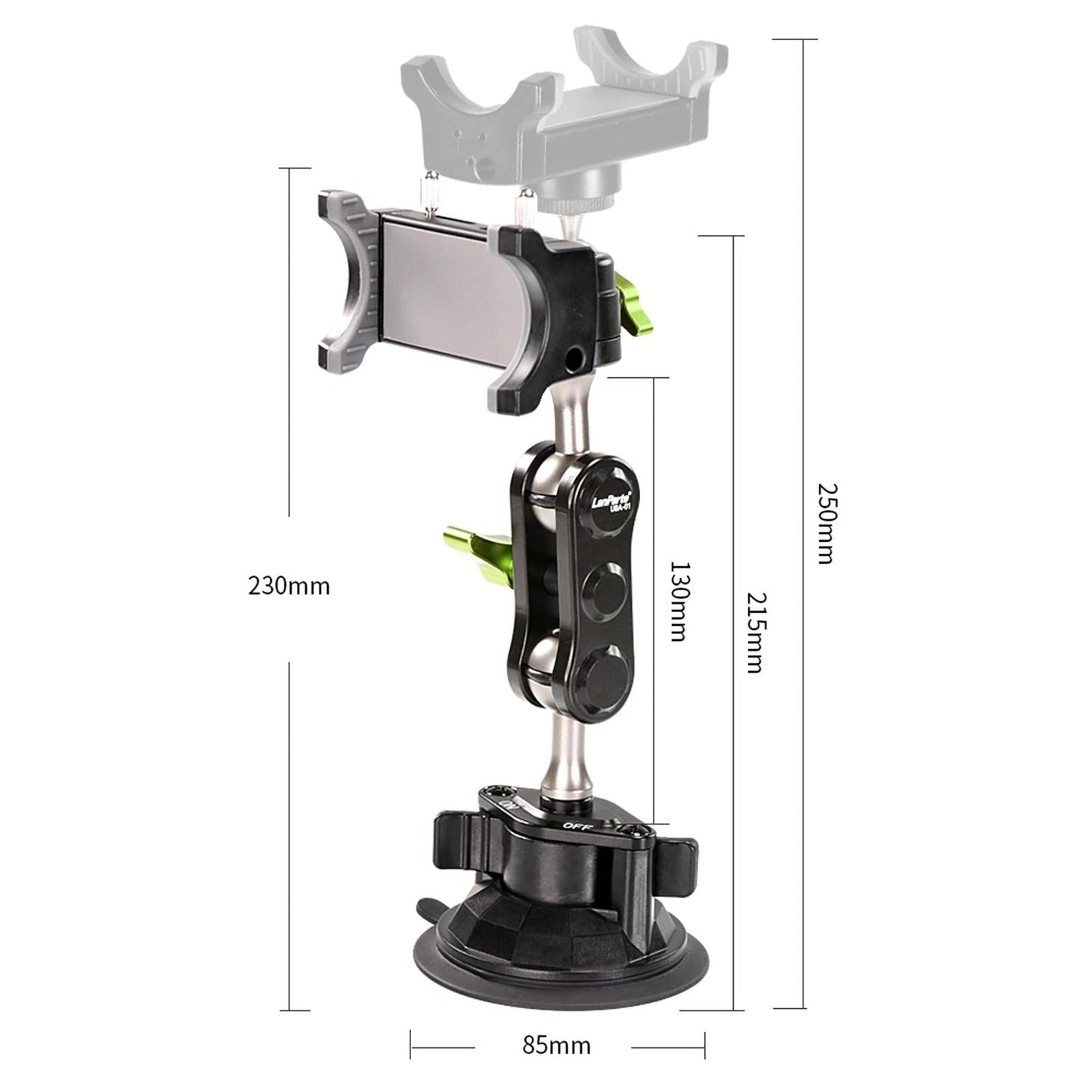 Durable Car Phone Holder with Secure Grip