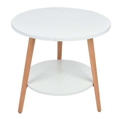 Space Saving 2 Shelf Coffee Table with Storage