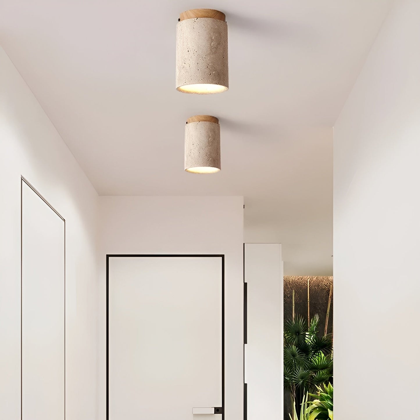 Beautiful Earthy LED Ceiling Lamp
