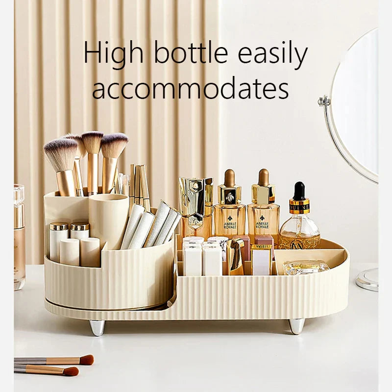 Transparent Spinning Cosmetic Organizer Box