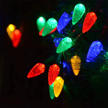 Colorful LED Holiday String Lights with 8 Modes - Luxicro