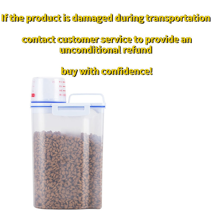 Convenient Pet Food Storage Measuring Cup