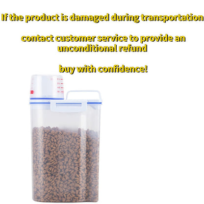 Convenient Pet Food Storage Measuring Cup
