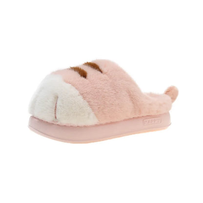 Cozy Cat Paw Slippers for Women