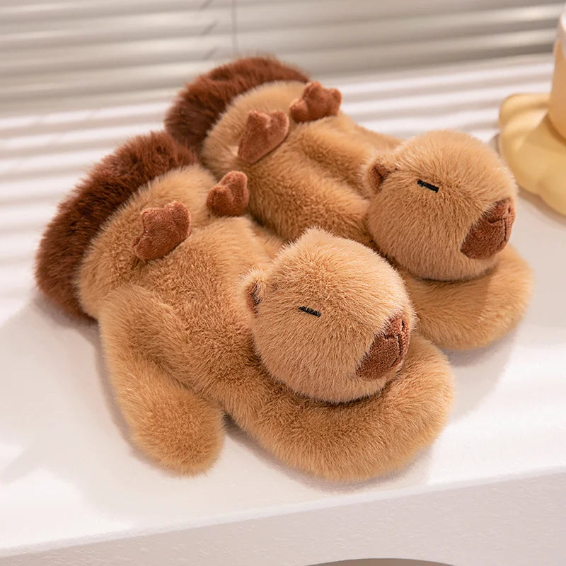 Cozy Cartoon Character Fleece Gloves