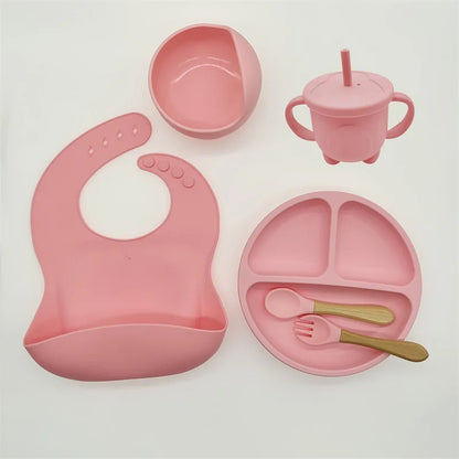 Baby Safe 8pc Suction Plate Bowl Spoon Set