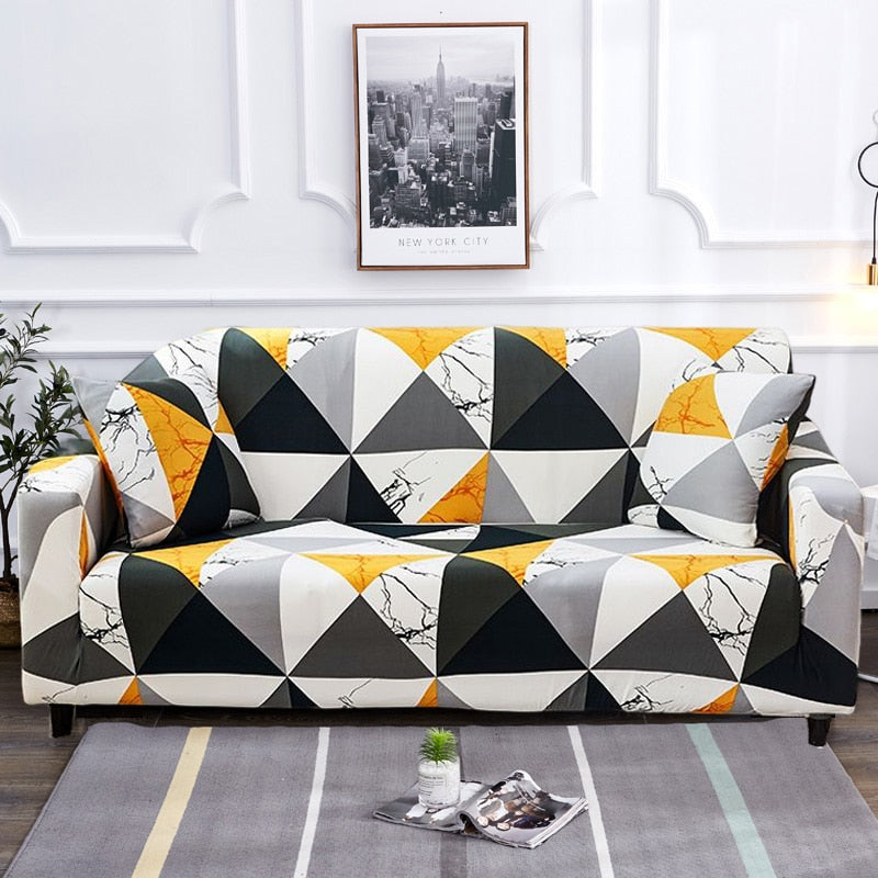 Comfortable Fit Elastic Couch Cover