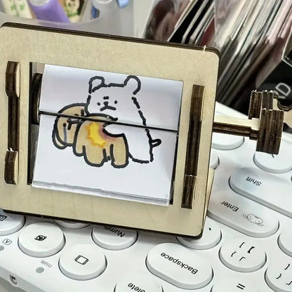 Creative Wooden Animation Kit Desktop Toy