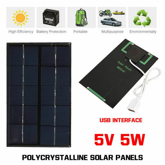 Compact Solar USB Travel Power Bank Charger - Luxicro