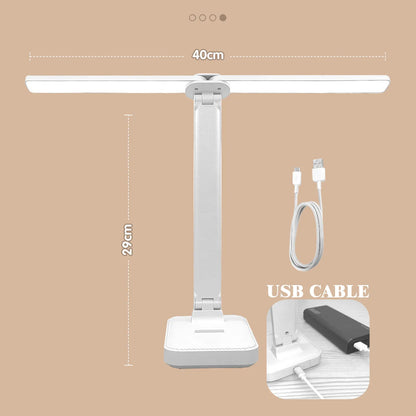 Bright LED Desk Lamp with USB Rechargeable Dimmer