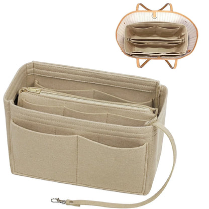 Premium Bag Organizer Insert with 15 Pockets
