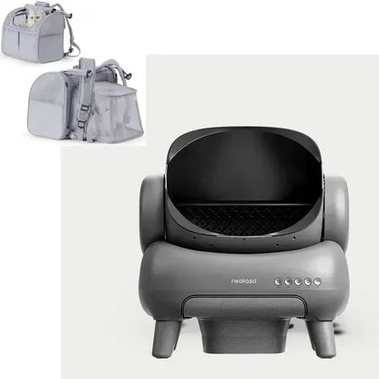Quiet Automatic Cat Litter Box with Odor Control