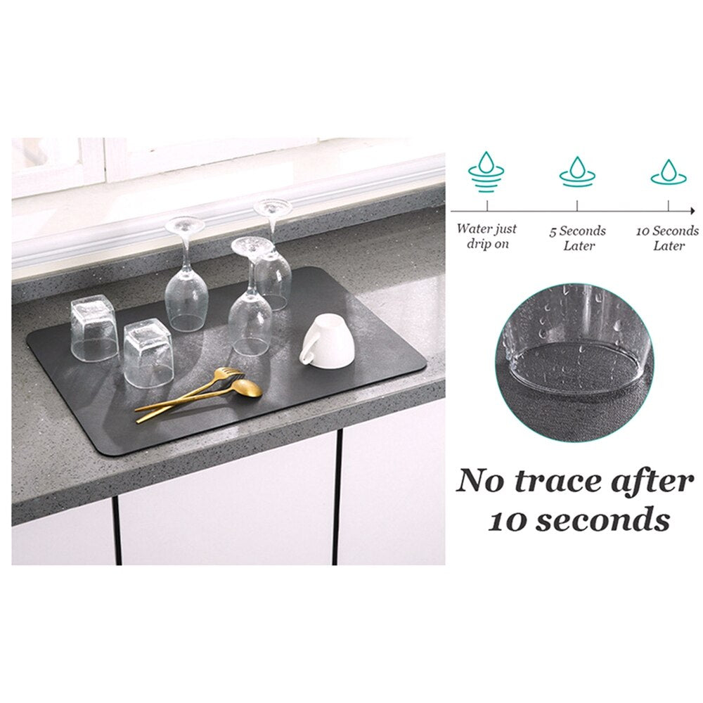 Big Non Slip Kitchen Sink Mat