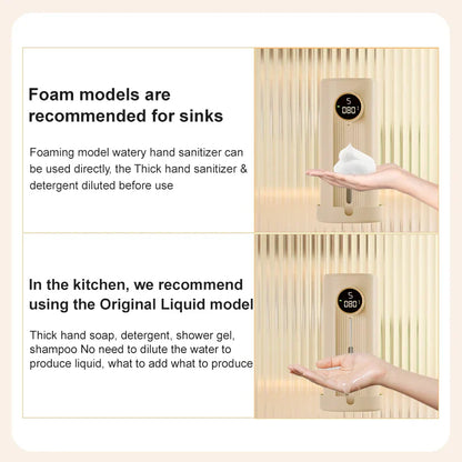 Automatic Touchless Foam Soap Dispenser with LED Display