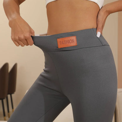 Soft High Waisted Cashmere Leggings for Women