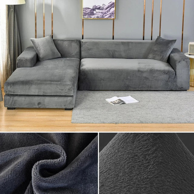 Stretchy Velvet Furniture Protector Cover