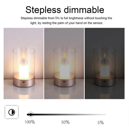 Bright Dimmable LED Table Lamp with USB Charger