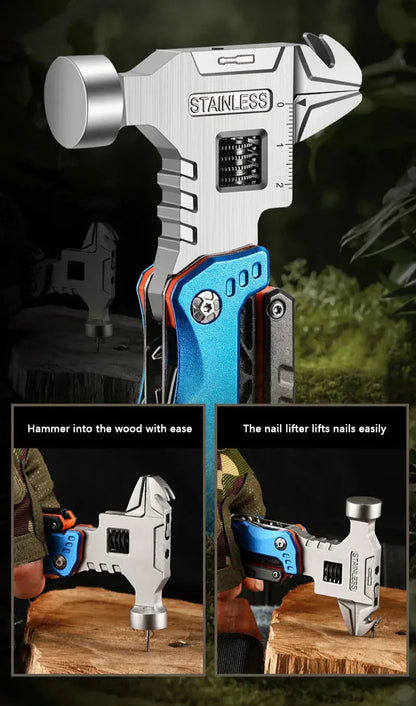Versatile 3-in-1 Multi Tool Plier Hammer Set
