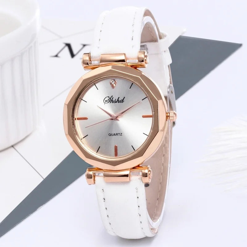 Luxury Diamond Quartz Watch