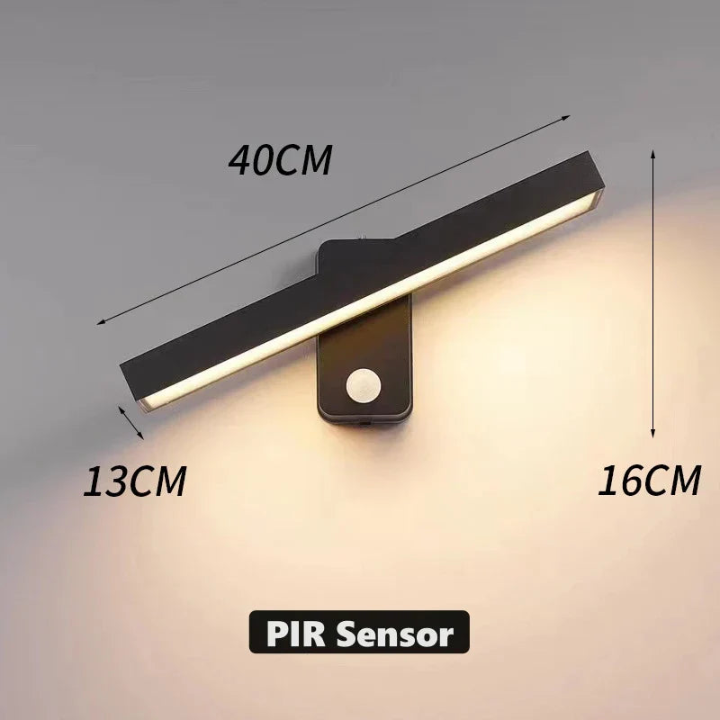 Weatherproof Motion Activated LED Outdoor Wall Light