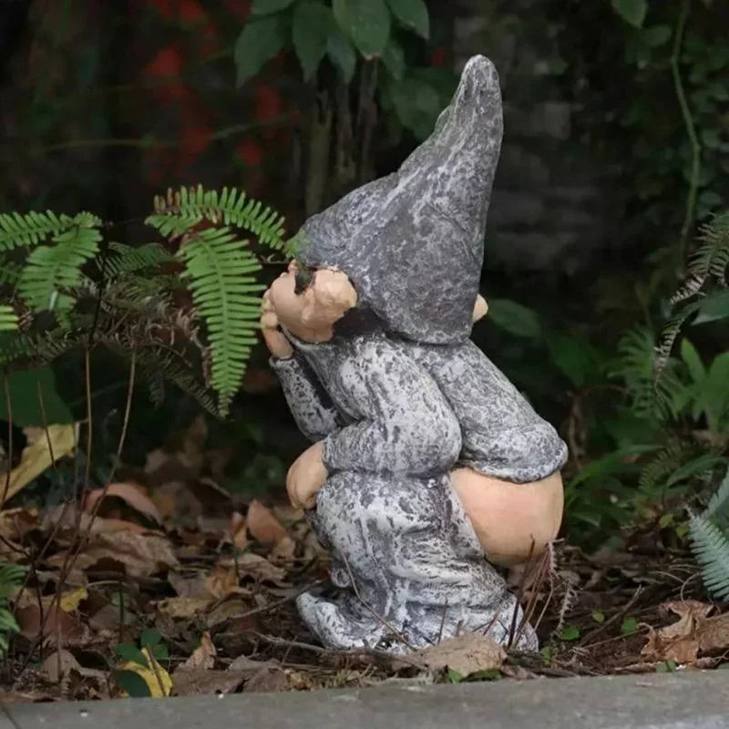 Fun Outdoor Garden Gnome Figurine Statue