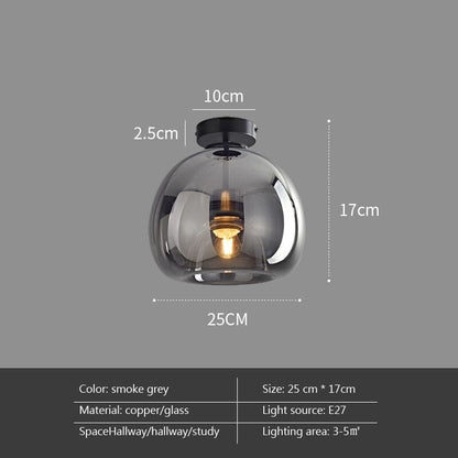 Elegant Glass Ball Wall Light For Home Decor