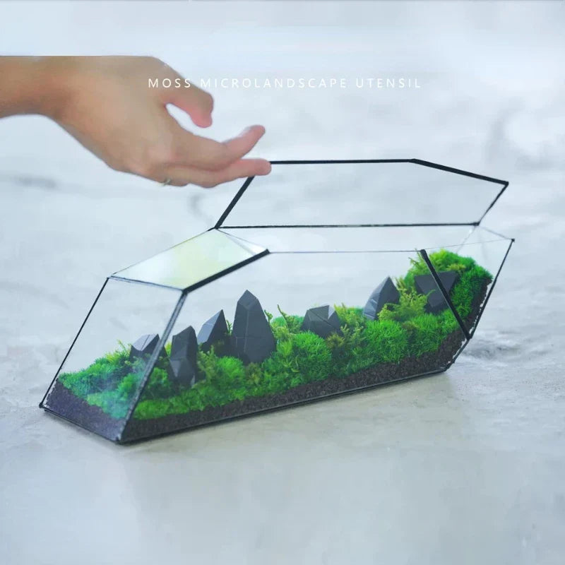 Decorative Glass Mini Indoor Planter Vase