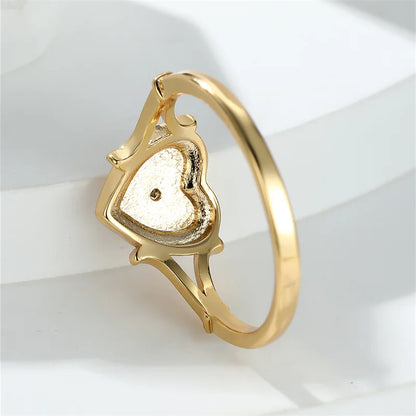 Classic Love Heart Diamond Ring