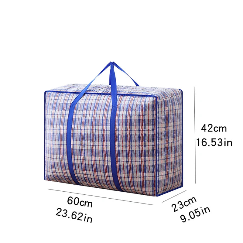 Collapsible Storage Tote with Easy Zipper Top