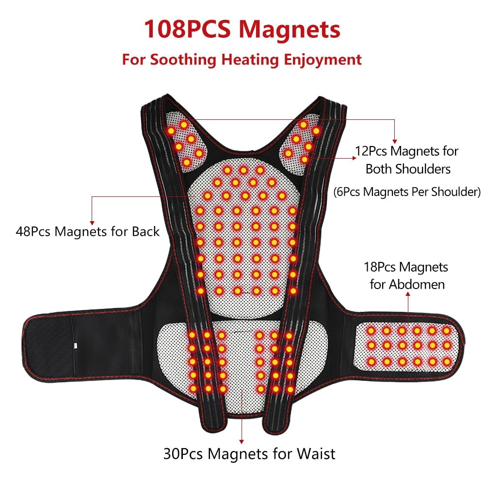 Relaxing Warm Massage Back Support Wrap