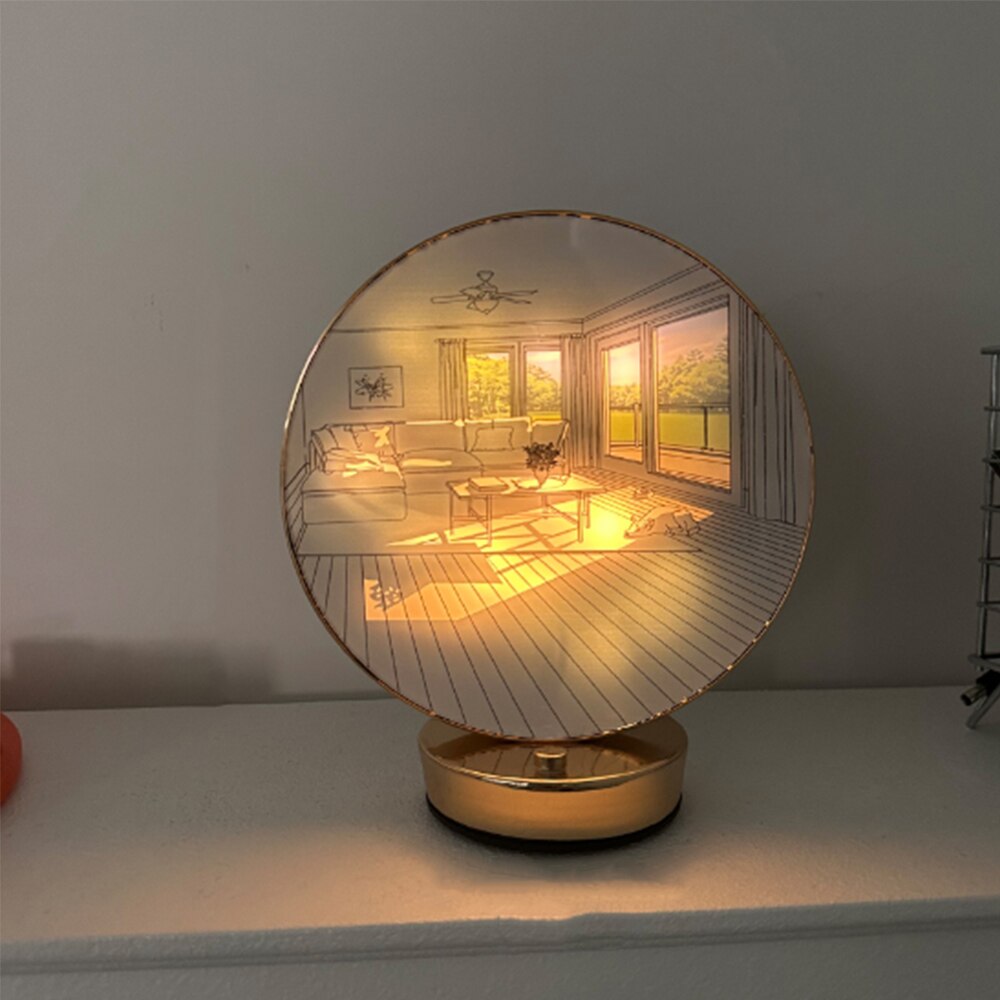 Exquisite Handcrafted World Map Table Lamp