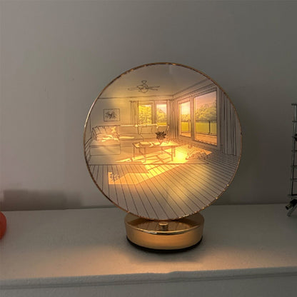 Exquisite Handcrafted World Map Table Lamp