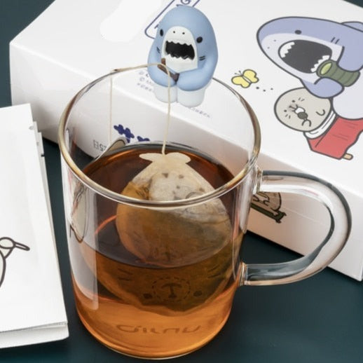 Sleek Shark Tea Infusion Pot