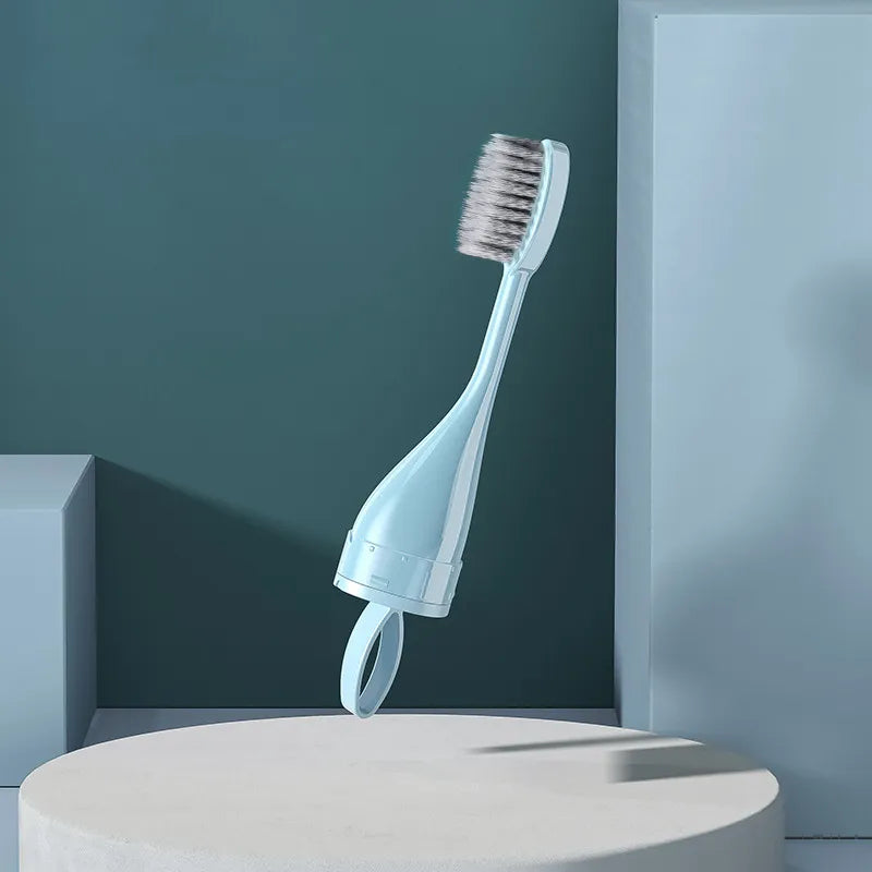 Compact Travel Toothbrush Holder Set