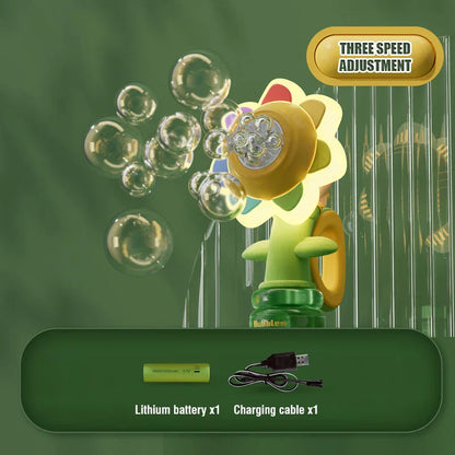 Colorful Automatic Bubble Machine - Luxicro