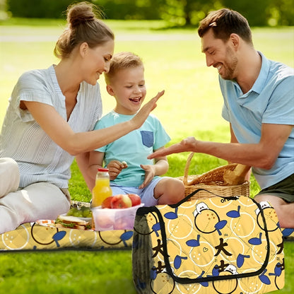 Portable Baby Play Pad with Padded Waterproof Mat - Luxicro