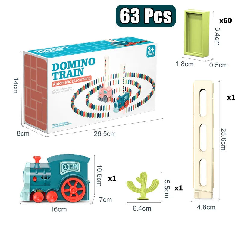 Fun Interactive Automatic Domino Train Set