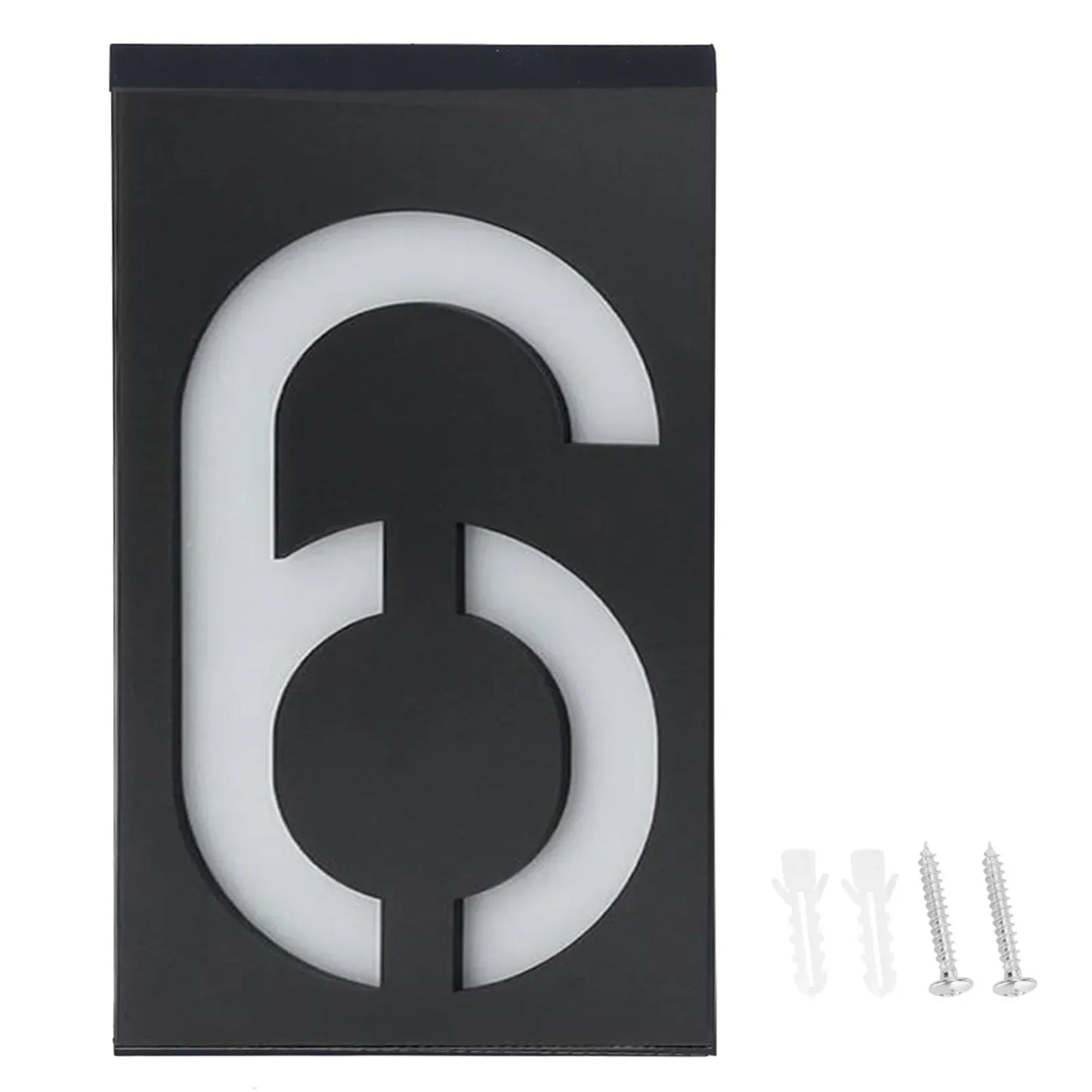 Wireless Solar Powered Address Lamp