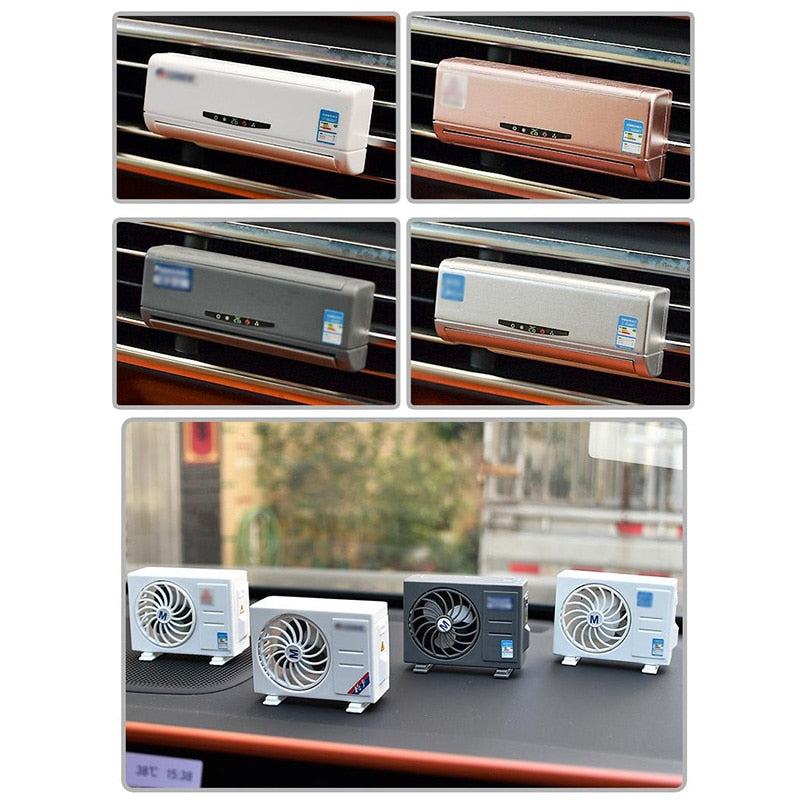 Compact Solar Powered Car Air Freshener Decor